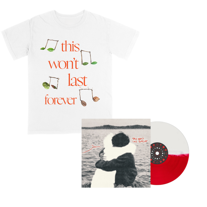 'this won't last forever' 12" Vinyl + senescence tee bundle [PRE-ORDER]