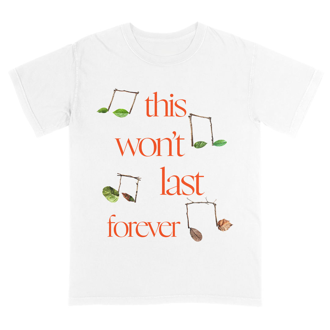 'this won't last forever' 12" Vinyl + senescence tee bundle [PRE-ORDER]