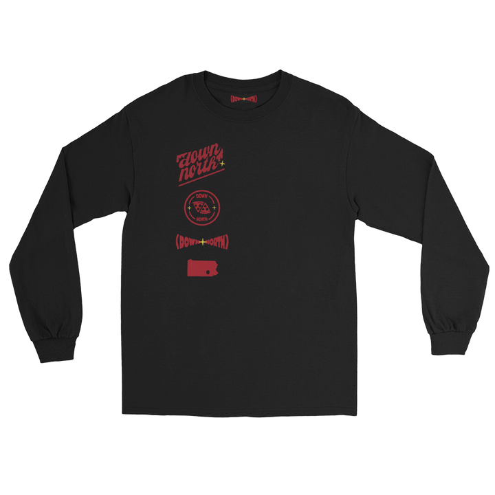 Down North Long Sleeve Tee - Black